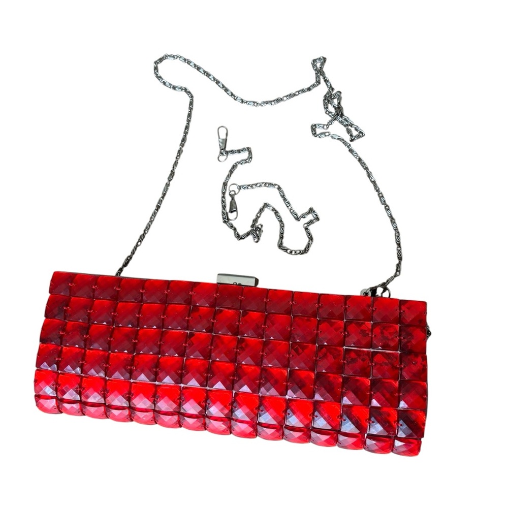🔴 Elegant Red Clutch Bag